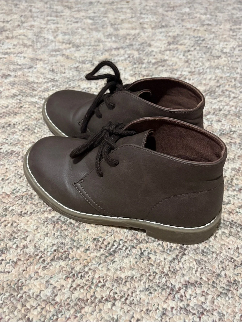 The Children's Place Dark Brown Lace-Up Kids Boots